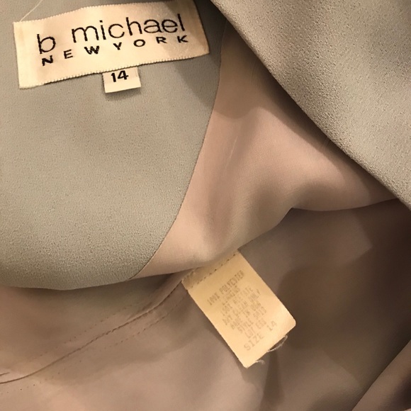 B. Michael Vintage Two Piece Dress/long coat - Size 14 - Picture 13 of 14